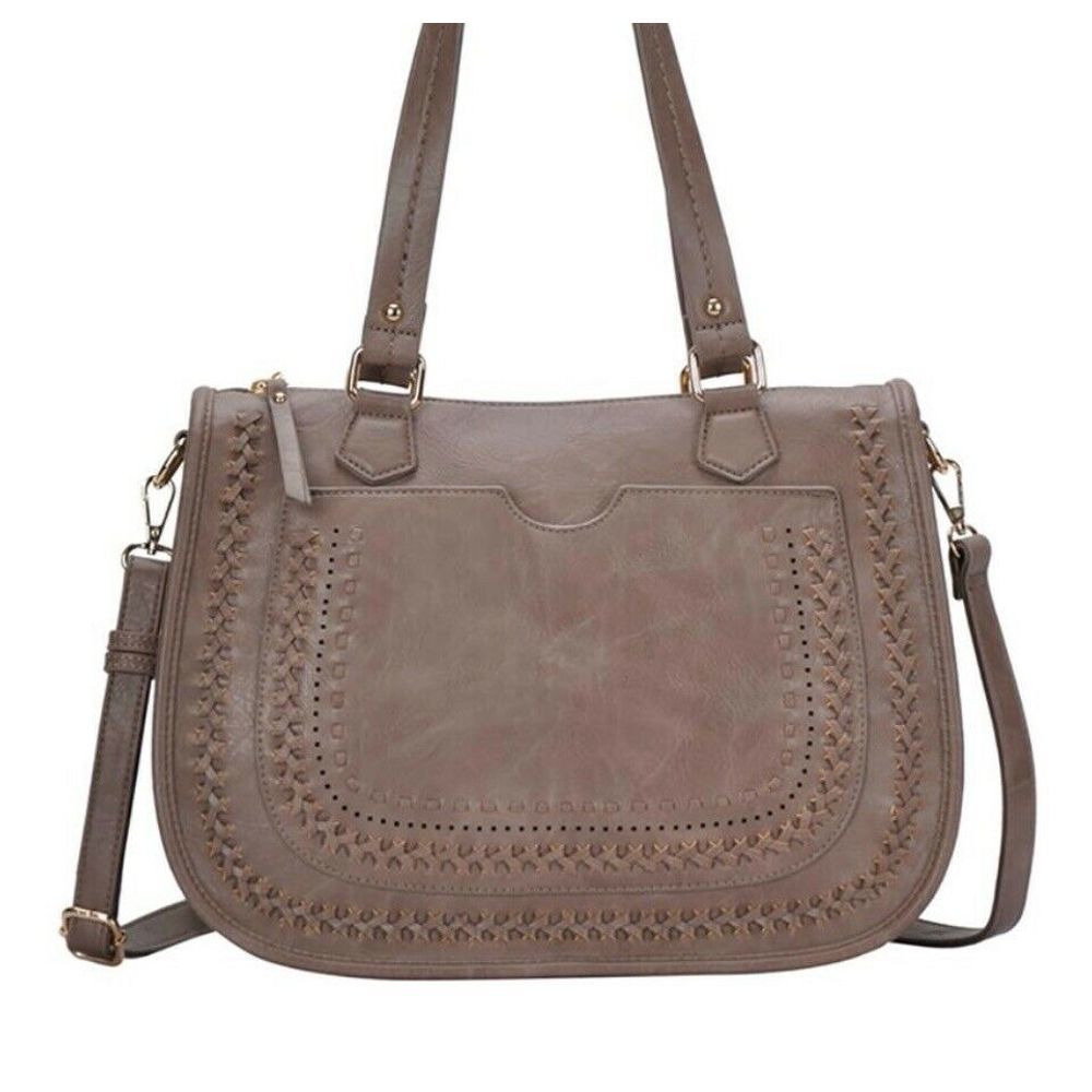 MADISON WEST Ashley Saddle Vegan Leather T…